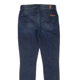 7 FOR ALL MANKIND Womens Jeans Blue Slim Skinny Stone Wash W24 L29