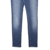 CALVIN KLEIN JEANS Womens Jeans Blue Slim Skinny Stone Wash W30 L33
