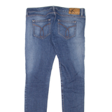 CALVIN KLEIN JEANS Womens Jeans Blue Slim Skinny Stone Wash W30 L33