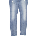 TOMMY HILFIGER Distressed Womens Jeans Blue Regular Skinny Stone Wash W27 L29