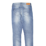 TOMMY HILFIGER Distressed Womens Jeans Blue Regular Skinny Stone Wash W27 L29