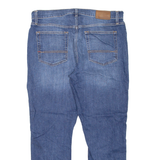 TOMMY HILFIGER Mens Jeans Blue Regular Tapered Stone Wash W35 L27