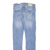 GUESS Miami Womens Jeans Blue Regular Skinny Stone Wash W29 L33