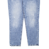 GUESS Distressed Womens Jeans Blue Regular Tapered Stone Wash W31 L27