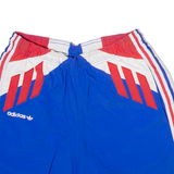 ADIDAS Mens Swimming Shorts Blue Striped XS W26