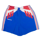 ADIDAS Mens Swimming Shorts Blue Striped XS W26