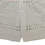 IIG-LOO DESIGN Womens Casual Shorts Cream Striped M W32
