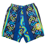 SURF CUP Mens Swimming Shorts Blue Striped S W26