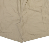 Mens Cargo Shorts Beige Relaxed M W30