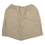 Mens Cargo Shorts Beige Relaxed M W30