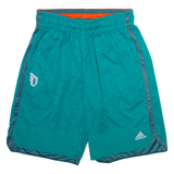 ADIDAS Mens Casual Shorts Green Crazy Pattern L W30