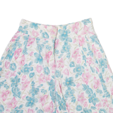 VELLON Womens Casual Shorts White Relaxed Floral S W28