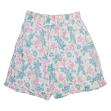 VELLON Womens Casual Shorts White Relaxed Floral S W28