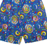 ECCO Womens Casual Shorts Blue Relaxed Spotted S W28