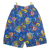 ECCO Womens Casual Shorts Blue Relaxed Spotted S W28