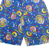 ECCO Womens Casual Shorts Blue Relaxed Spotted S W28