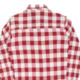 SHERPA Mens Shirt Red Check Long Sleeve M