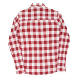 SHERPA Mens Shirt Red Check Long Sleeve M