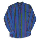 Mens Shirt Blue Striped Long Sleeve M