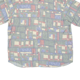 Mens Shirt Green Crazy Pattern L