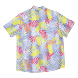 Mens Hawaiian Shirt Purple Crazy Pattern M