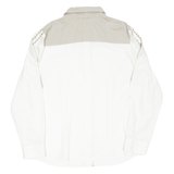 Womens Plain Shirt Beige Long Sleeve UK 18