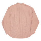RALPH LAUREN Mens Shirt Orange Check Long Sleeve XL