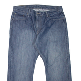 LEVI'S 514 Jeans Mens Blue Slim Straight Stone Wash W36 L25