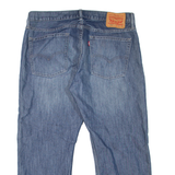 LEVI'S 514 Jeans Mens Blue Slim Straight Stone Wash W36 L25