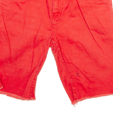 LEVI'S 511 Womens Jorts Shorts Red Slim M W30