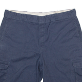 DICKIES Mens Workwear Shorts Blue Loose 2XL W40