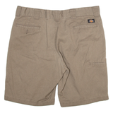 DICKIES Mens Workwear Shorts Brown Relaxed XL W38