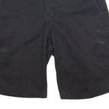 DICKIES Mens Workwear Shorts Black Relaxed M W30