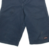 DICKIES Mens Workwear Shorts Blue S W28