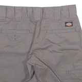 DICKIES Mens Workwear Shorts Grey Slim S W28
