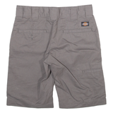 DICKIES Mens Workwear Shorts Grey Slim S W28