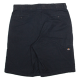 DICKIES Mens Workwear Shorts Black Loose 2XL W40