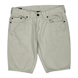 True Religion Shorts - 38W 12L Cream Cotton