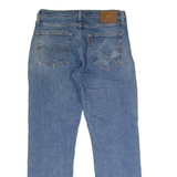LEVI'S 514 Big E Jeans Mens Blue Slim Straight Stone Wash W32 L30