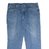 CARHARTT Workwear Mens Jeans Blue Relaxed Straight Stone Wash W42 L30