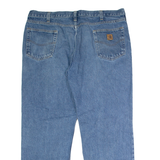 CARHARTT Workwear Mens Jeans Blue Relaxed Straight Stone Wash W42 L30