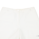 ADIDAS Womens Casual Shorts Cream UK 12 W28