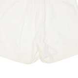 ADIDAS Womens Casual Shorts Cream UK 12 W28