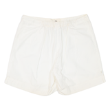 ADIDAS Womens Casual Shorts Cream UK 12 W28