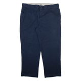 DICKIES 874 Workwear Mens Trousers Blue Regular Straight W42 L30