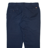 DICKIES 874 Workwear Mens Trousers Blue Regular Straight W42 L30