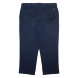 DICKIES 874 Workwear Mens Trousers Blue Regular Straight W42 L30