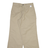 DICKIES Womens Trousers Beige Regular Straight W26 L30