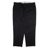 DICKIES Mens Trousers Black Regular Straight W48 L32