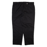 DICKIES Mens Trousers Black Regular Straight W48 L32